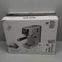 wirsh Espresso Machine, 20 Bar Semi-Automatic Espresso Maker with Pressure Gauge, Steam Wand, Stainless Steel Expresso Coffee Machine for Espresso/Latte/Cappuccino, Touch Screen,Home Barista Plus