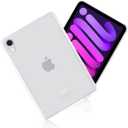 iCoverCase Compatible with iPad mini 7/6 Clear Case, Ultra-Thin Transparent Soft TPU Back Cover Flexible Protective Case 8.3" for Mini 7th (2024) / Mini 6th (2021) Generation (Clear)