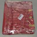 Horaldaily Christmas Tablecloth 6084 Inch Rectangular, Winter Stars Trees Red Washable Seasonal Table Cover for Party Picnic Dinner Decor