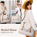 Weekender Bags for Women,Personal Item Travel Bag with Shoes Compartment,Overnight Travel Duffel Bag with Toiletry Bag