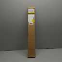 100% Privacy L-Shaped Blades Mini Blinds for Indoor Windows 1" Vinyl Cordless Window Blinds for Home, 26" W  36" H - White