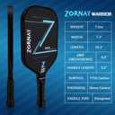 T700 Pickleball Paddles,16mm Pickleball Paddles, USAPA Approved Carbon Lightweight Pickle Ball Rackets, Wider Pickle Ball Racket Gift for Beginners, Men, Women