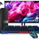 Dell OptiPlex 5040 SFF Desktop Computer PC Bundle Setup with New 23.8" FHD Monitor, Inter Core i5-6600 3.3GHz, 8GB RAM, 256GB SSD, Keyboard & Mouse, Wi-Fi, Bluetooth, Windows 11 Pro 