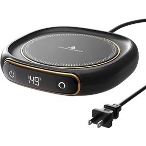 Lerat Coffee Mug Warmer, 3 Temp Settings & Auto Shut Off, Coffee Cup Warmer for Desk, Keep Beverage Warmer for Coffee/Tea/Milk, Coffee Accessories Ideal Gifts for Men Women Parents (No Cup), 

Light Black