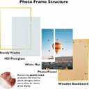 JCJMY 19.7x27.6 Puzzles Frame for 50x70 cm Puzzles Poster Photo Picture, Display 18x24 with Mat or 19.7 x 27.6 without, Wall Hanging 19.7 by 27.6 inch 1000 Pieces Puzzles Frame, Gold