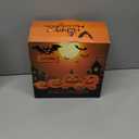 Outdoor Halloween Decorations 7.5 Ft Halloween Inflatables Pumpkins with Built-in LED Lights,Blower,Ground Stakes,Fall Garden Lawn Large Inflatable Halloween Party Yard Decorations