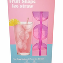 Ice Cube Straw Mold, Pack of 3