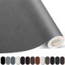 Leather Repair Patches, 35X79 Inch Self-Adhesive Leather Repair Tape, Stretch Vinyl Repair Kit for Couch Furniture Sofas Car Seats (Gray, 35X79 Inch)