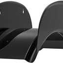 Gardzen Heavy Duty Hose Hanger Wall Mount, Hose Holder, Hook, Rack, Support for Outside, Black