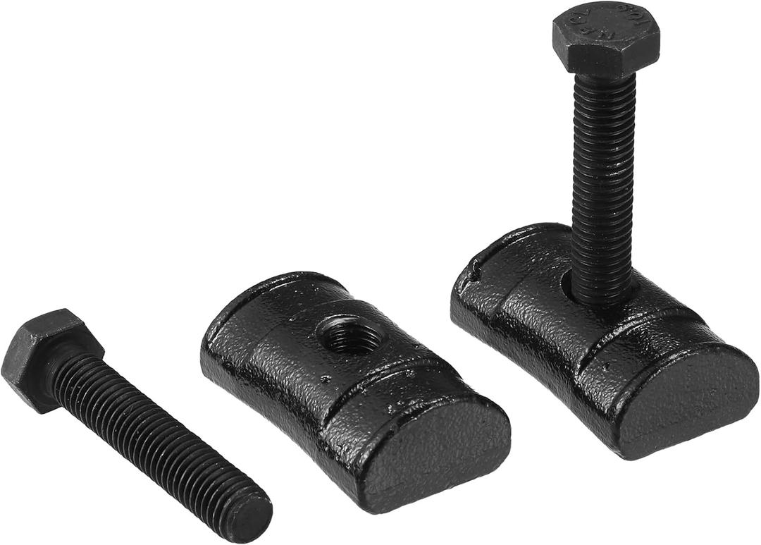 uxcell Torsion Bar Key Adjustment Block Nuts w/Bolts 11561233 11612276 for GMC for Chevy for Cadillac for Oldsmobile, Torsion bar key, Full Thread, 2 Set