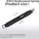 R3847 Replacement Spring Kit (4-Pack) for HWH Hydraulic Leveling Jacks - 13-3/8" Heavy Duty Black Springs