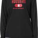 Adidas Women's Designed for Training Indiana University Lightweight Hoodie (Medium, Black/Team Victory Red/Indiana University)