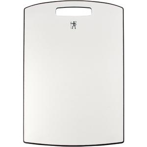 HENCKELS 11.5-inch x 16.5-inch Large White Cutting Board, Gray Border