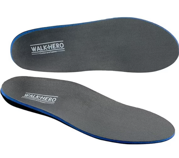 Walkhero Plantar Fasciitis Inserts - Arch Support Orthotic Insoles for Flat Foot and Foot Pain, Everyday Comfort and Support (Men's 11-11 1/2)(Women's 13-13 1/2)