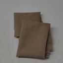 Lecloud Taupe Sheer Curtains 63 Inch Length 2 Panels, Airy & Breathable Solid Voile Tan Bedroom Drapes with Dual Rod Pockets, Gauzy Farmhouse Living Room Window Treatments, 40" W x 63" L