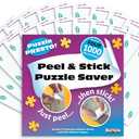 (4 Pack) Puzzle Presto! Peel & Stick Saver: The Original and Still The Best Way to Preserve Your Finished Puzzle! 24 Adhesive Sheets and 8 Adhesive Hangars.