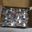 Chip Clips Heavy Duty, 12 Pack Chip Bag Clip with Colored Silicone, Stainless Steel Bag Clips for Food Snack, Flat Metal Clamp for Office Kitchen