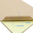 100 Sheets Kraft Sticker Paper Labels, SAFYY 8-1/4" x 11-11/16" Self Adhesive Shipping Labels-Compatible with Copier, UV Printer, Digital Printer, Laser & Inkjet Printers (Dark Brown Printer Labels)
