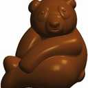 Siliconezone Panda Mold for Chocolate, Butter, Sugar Green, 6.9in