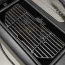 Bosch TIU20508 300 Series Fully Automatic Espresso Machine with Milk Express (in-cup frother), LCD + Touch Control Panel, Cup Warmer, OneTouch Milk-based Beverages and 5 Beverage Options, Dark Silver