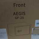 AEGIS Small Safe Box for Home, Biometric Safe with Multi Codes/Fingerprints, Digital Security Lock Box for Cash, Jewelry, Document
