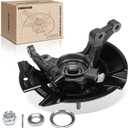 A-Premium Front Left Steering Knuckle & Wheel Bearing Hub Assembly Compatible with Hyundai Sonata 2011 2012 2013, 2.4L, Without Sport Suspension, Driver Side