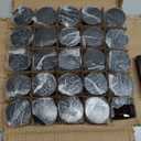 1oz Glass Jar with Lid, Hoa Kinh 25Pack Amber Round Containers Cosmetic Glass Jars with Inner Liners and Black Lids Travel Jars for Storing Lip and Body Scrub, Lotion, Body Butter, Bath Salts, Liquid