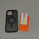 TORRAS Magnetic Shockproof for iPhone 16 Pro Max Case, [Fit for MagSafe] [Military-Grade Drop Tested] Translucent Slim Protective for iPhone 16 Pro Max Case Anti-Fingerprint Anti-Scratch, Black