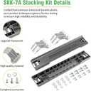 SKK-8K SKK-7A Stacking Kit Compatible with Samsung 27-Inch Front Load Washer and Dryer, Easy Installation & Space-Saving, Replaces SKK-8K SKK-7A, SK-5A, SK-5AXAA