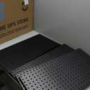 TORACK Metal Pegboard Wall Organizer 24" x 24" or 12" x 48", 5 PCS Tools Storage Pegboard for Garage Tool Organizer Peg Board with Pegboard Hooks for Workbench(Black)