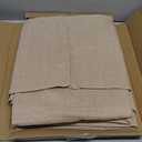 Fitable Faux Linen Tablecloths for Rectangle Tables: Water & Stain Resistant Farmhouse Table Cloth, Washable Burlap Textured Table Covers for Kitchen Dining Party(2 Pack, 60x84 Inch, Nature)