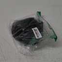 REECHO 18" 1-Pack 3/4 Full Head Curly Wavy Clips in on Synthetic Hair Extensions HE008 Hairpieces for Women 5 Clips 4.0 Oz per Piece - Black Brown