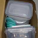 40 Piece Food Storage Containers with Lids(20 Containers & 20 Lids), BPA-Free Plastic Food Containers for Kitchen Storage and Organization, Leak Proof Meal Prep Container, Includes Labels & Pen