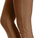 Prolific Health Women's Jean Look Jeggings Tights Slimming Many Colors Spandex Leggings Pants Capri (Large, Camel)