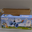 Voyager - Self Balancing Kick Scooter with Light Up Wheels, Extra Wide Deck, 3 Wheel Platform, Foot Activated Brake, 75 lbs Limit, Kids & Toddlers Girls or Boys, for Ages 3 and Up (Bluey)
