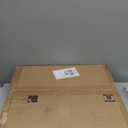 Homeiju Kitchen Island Cart, Kitchen Storage Cart with Drawer, Microwaves Stand, Coffee Cart, Rolling Kitchen Cabinet Cart with Hooks for Kitchen, Dining Room, White