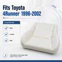FZJDSD Front Driver or Passenger Side Bottom Replacement Seat Foam Cushion Pad Compatible with Toyota 4Runner Base Limited SR5 1996-2002 High Density Foam 3rd Gen N180