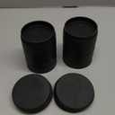 Furniture Risers Bed Risers Heavy Duty 1 inch, 2 inch, 3 inch, 4 inch Round Adjustable Bed Lifts Riser for Desk Legs Table Couch Sofa Chair Refrigerator Washing Machine (1 Inch, Black, 4 Pack )