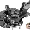 Front Steering Knuckle & Wheel Bearing Hub Assembly Compatible with Toyota Corolla 2003 2004 2005 2006 2007 2008, Left Driver Side Replaces # 698-389 LK029 47782-12240