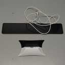 GE Pro Bar Indoor TV Antenna, Modern Design, TV Antenna for Entertainment Center and Home Decor, Digital, HDTV Antenna, Smart TV, 4K 1080p VHF UHF, Coax Cable, Reversible Black White, 33683