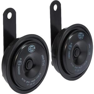 Hella 011225802 Black 77mm 12V BX Disc Horn Kit (Universal Fit)