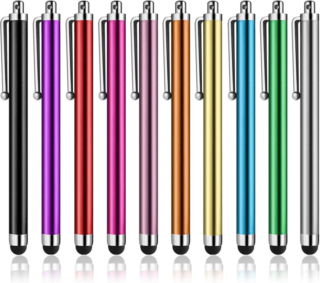 Stylus Pens for Touch Screens, Abiarst High Precision Universal Stylus for iPad iPhone Tablets Samsung Galaxy All Capacitive Touch Screens (10-Pack)
