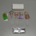 Lustriona Taylor Diamond Art Kits Taylor Merch Taylor Gifts for Women 4 Pcs Acrylic Diamond Painting Kit Stand Up Diamond Art Kits for Adults (Black)