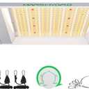 MARS HYDRO TS600 100W Upgraded Dimmable LED Grow Light, Full Spectrum Growing Lamp with New Diodes Layout for Indoor Plants Hydroponic Seedling Veg Bloom in 2x2 Grow Tent