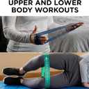 THERABAND Resistance Band Loop Set (12 Inch, Set of 4  All Levels)