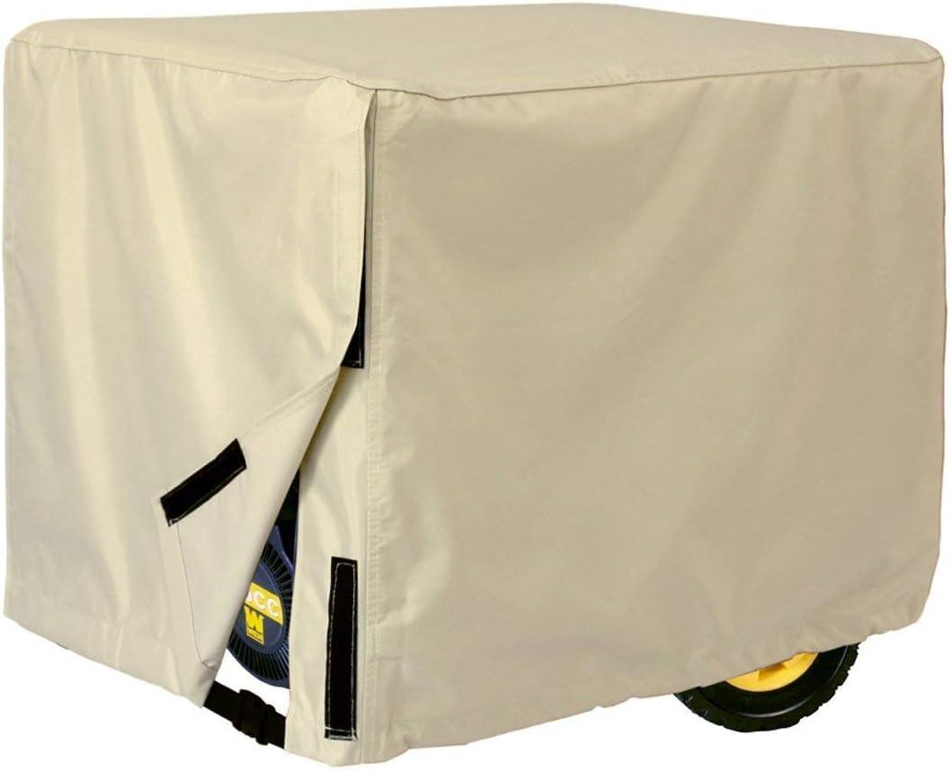 Porch Shield Waterproof Universal Generator Cover 26 x 20 x 20 inch, for Most Generators 3000-5000 Watt, Light Tan