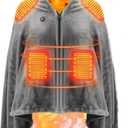 USB Heated Shawl, Electric Heating Blanket, USB Heated Throw 3 Heating Levels, Softness Heating Blanket for Car Office Home Travel