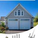 Garage Door Lock T-Handle Locks Latch Replacement Parts with 4 Keys, Mounting Hardware Included, Fit 1-3/8" to 2" Thick Doors, T-Handles Locking Set for Garage Door - 1pack