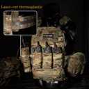 PETAC GEAR Tactical Replacement Cummerbund, Laser Cutting Tegris Cummerbunds,3" Rigid MOLLE Tactical Kit