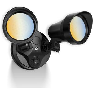 ALUSSO Dusk to Dawn Outdoor Lighting, 25W 2000LM Dusk Till Dawn Outdoor Light 120V, 3000K/4000K/6000K 3CCT IP65 Security Lights ETL Listed Dusk to Dawn Hardwired for House Yard Walkway Black 1 Pack